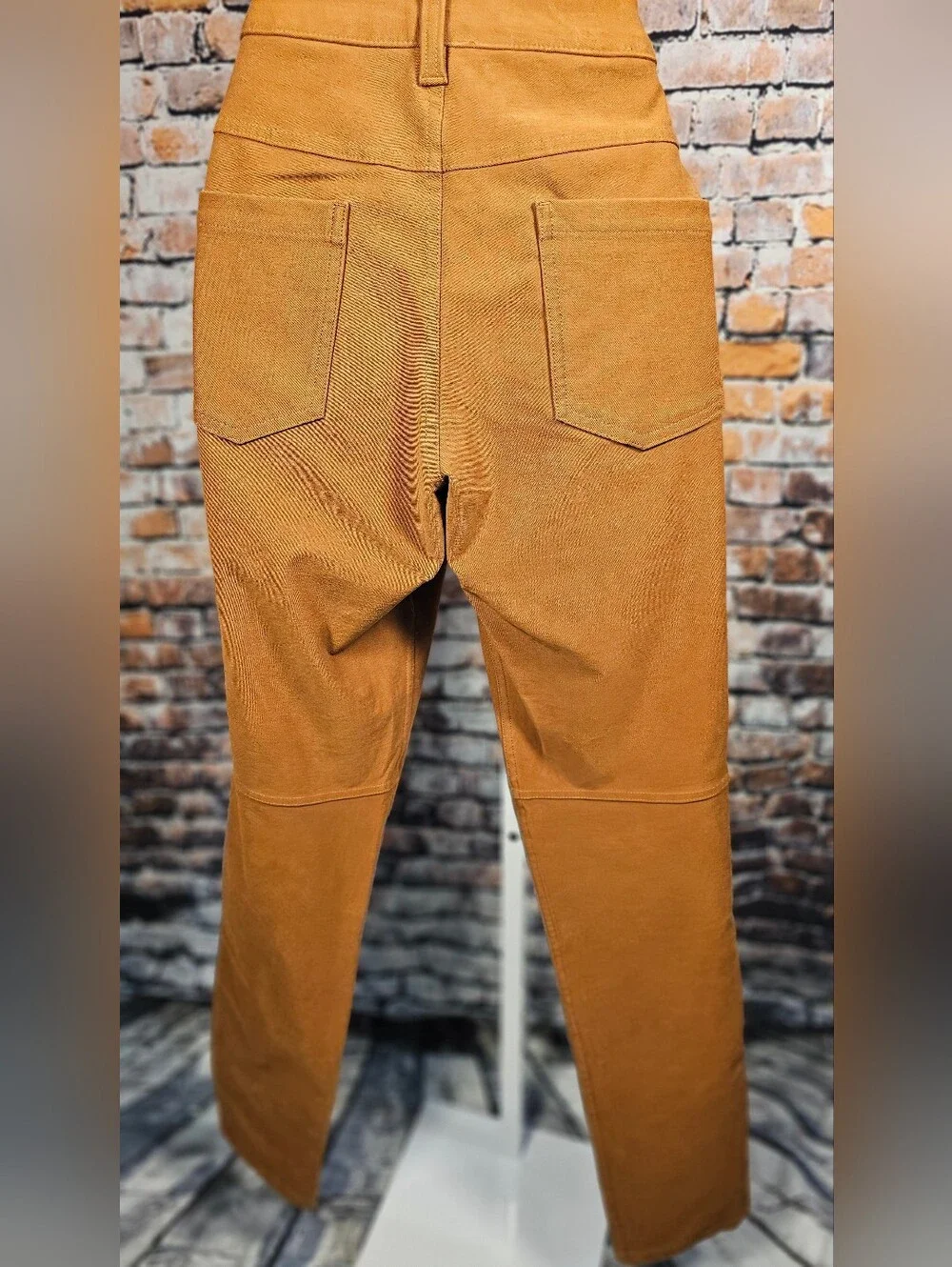 Lululemon Utility Canvas Pants Size 28 NWOT Brown Stretch Carpenter Workwear